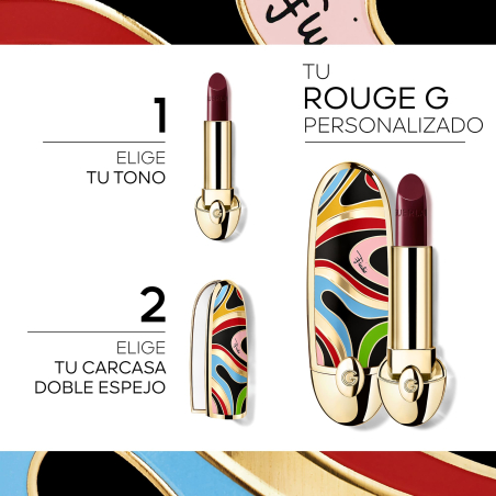 Rouge G Marmo Kiss La carcassa joia amb Doble Mirall Edició Limitada