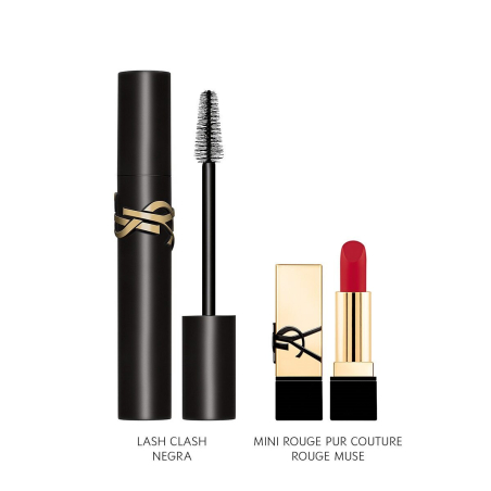 Set de Nadal Máscara de Pestañas Lash Clash + Mini Rouge Pur Couture