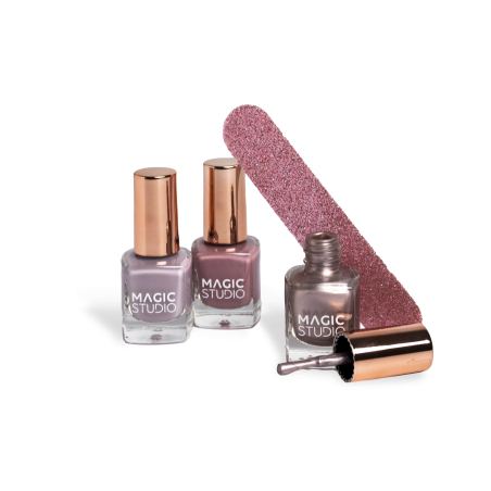 Rose Quartz Nail Trio Set