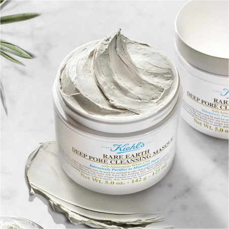 Kiehl's Rare Earth Deep Pore Cleansing Mask Mascareta Facial