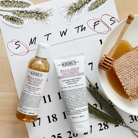 Kiehls Rice and Wheat Volumizing Shampoo Xampú Natural Voluminitzador